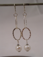 Pearl Trapeze Earrings